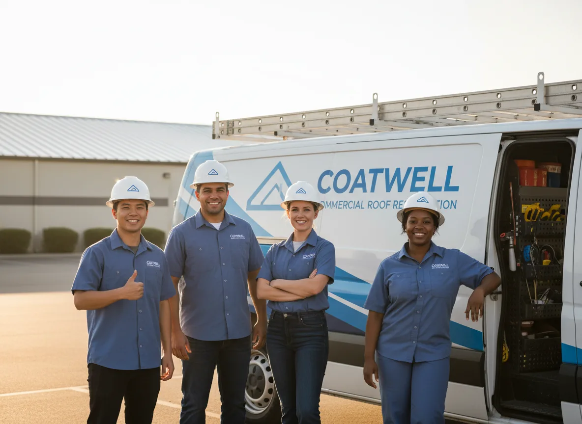 Commercial roof coating company in Emmett, MI