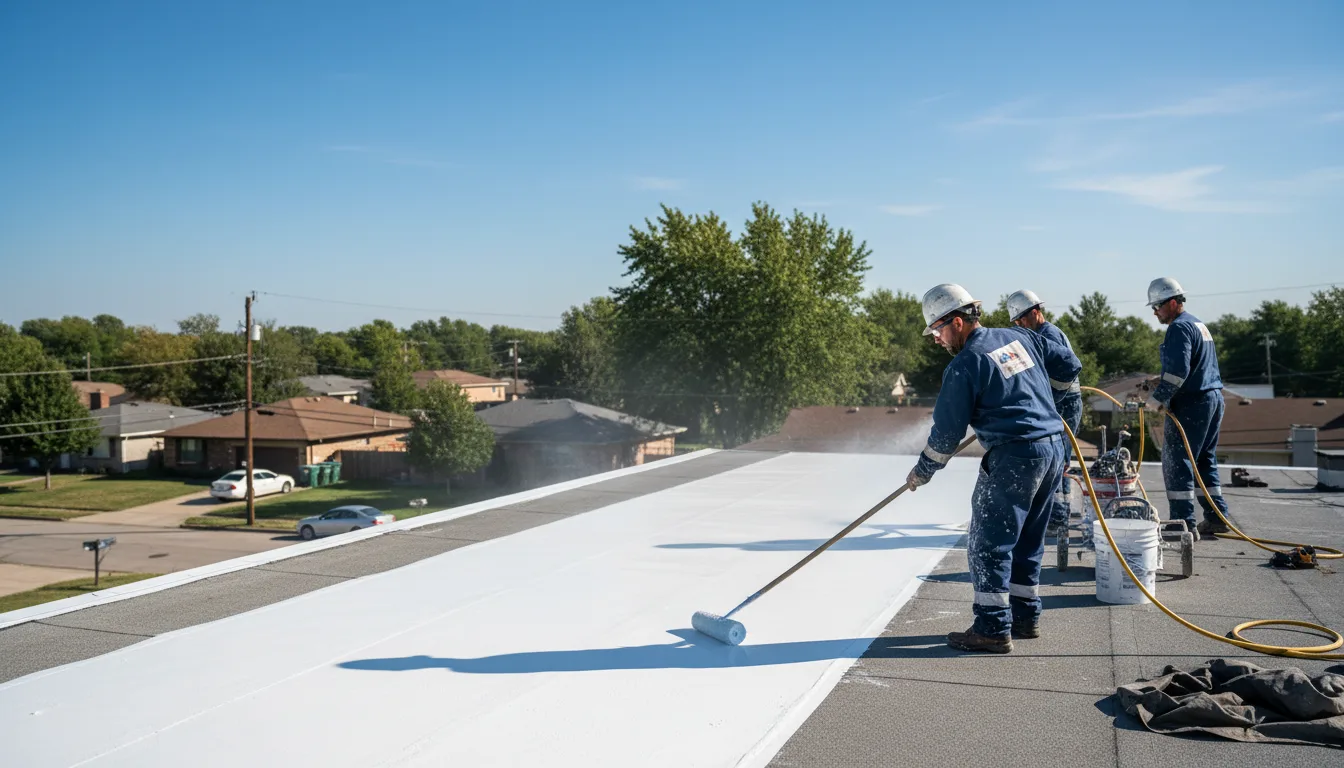 Commercial roof coating in Emmett, MI near me